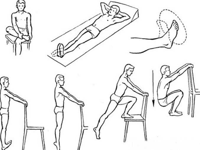 Коленный сустав: основные упражнения