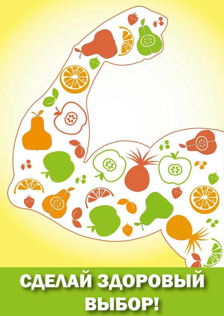 Как нарисовать плакат о здоровом питании: идеи и советы