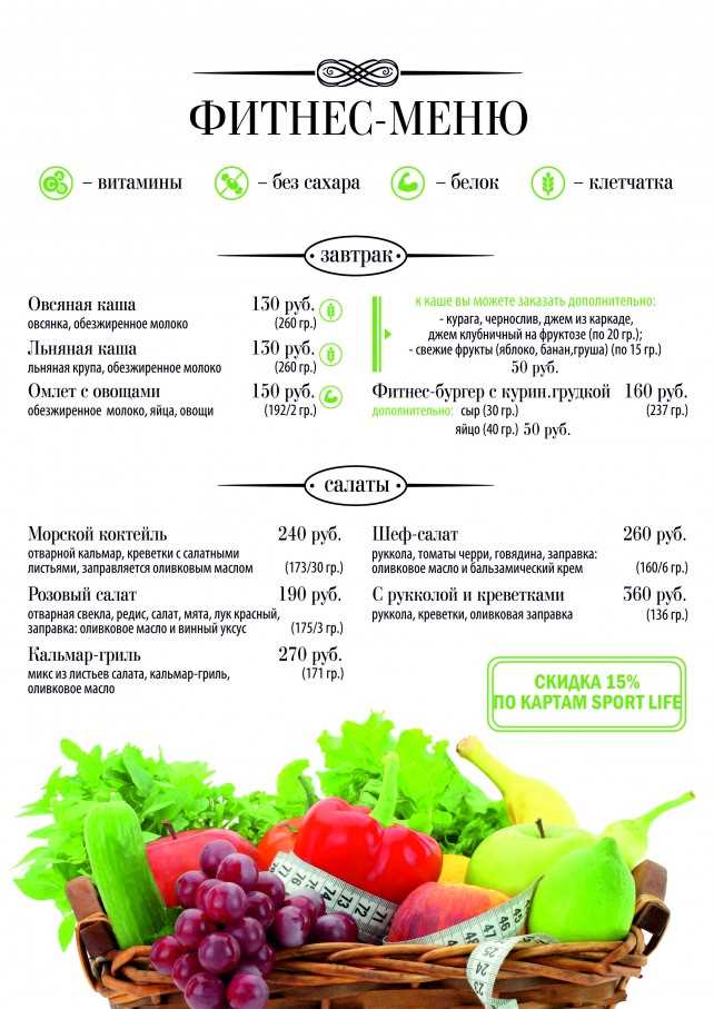 Информация о ресторане здорового питания в Москве