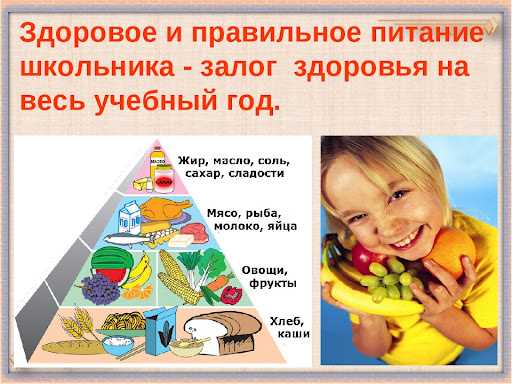Влияние питания на здоровье ребенка