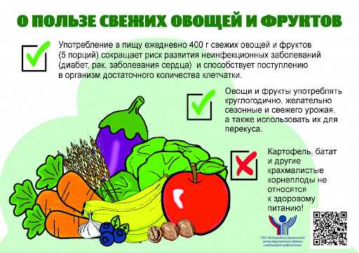 Здоровое питание: овощи и фрукты – ключ к сильному организму и здоровой жизни